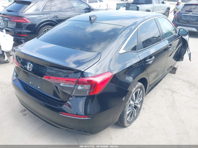 2022 Honda Civic VIN JHMFE1F77NX004243 IAAI salvage auction — RIGHT SIDE, Salvage (California), sold $5,900 on 2026-07-29 (photo 4)