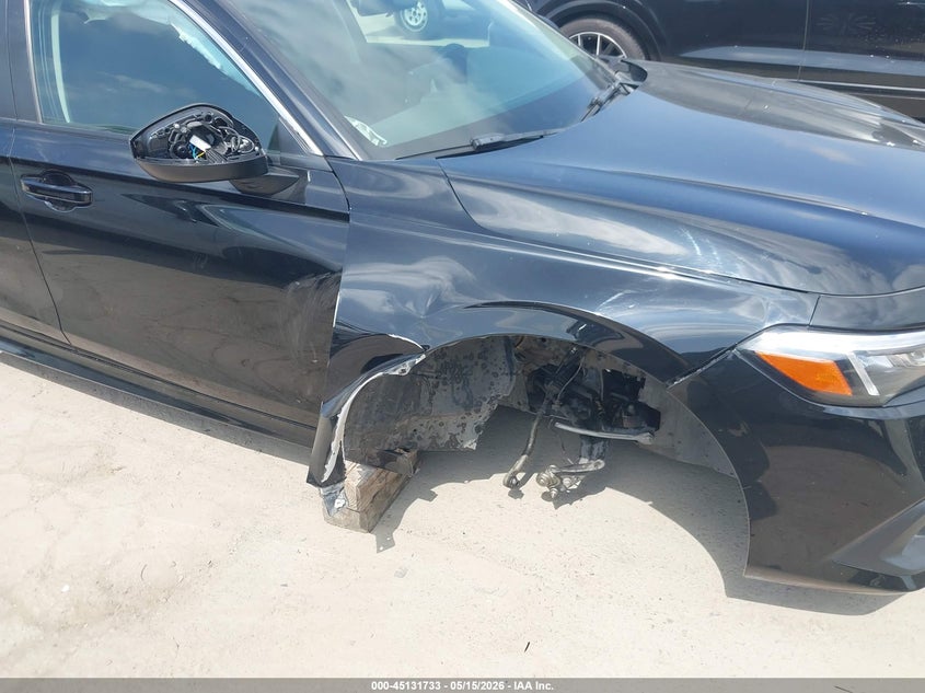 2022 Honda Civic VIN JHMFE1F77NX004243 IAAI salvage auction — RIGHT SIDE, Salvage (California), sold $5,900 on 2026-07-29 (photo 6)