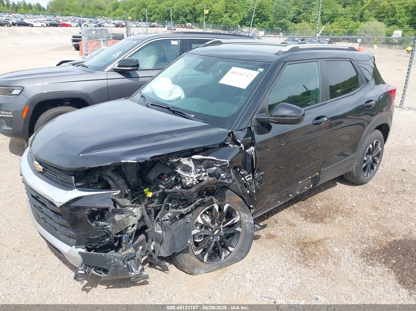 2022 Chevrolet Trailblazer VIN KL79MRSL6NB128405 IAAI salvage auction — LEFT FRONT, Salvage Title, sold $2,350 on 2026-07-29 (photo 2)