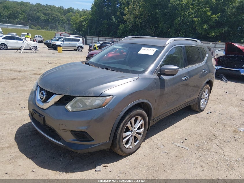 2015 Nissan Rogue VIN KNMAT2MT7FP517324 IAAI salvage auction — NORMAL WEAR, Clear (Montana), sold $550 on 2026-07-15 (photo 2)