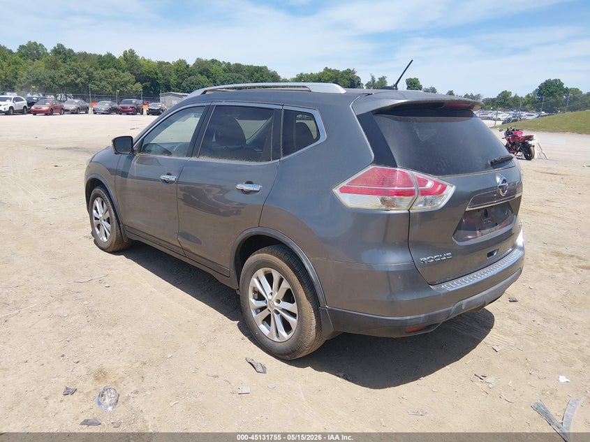 2015 Nissan Rogue VIN KNMAT2MT7FP517324 IAAI salvage auction — NORMAL WEAR, Clear (Montana), sold $550 on 2026-07-15 (photo 3)