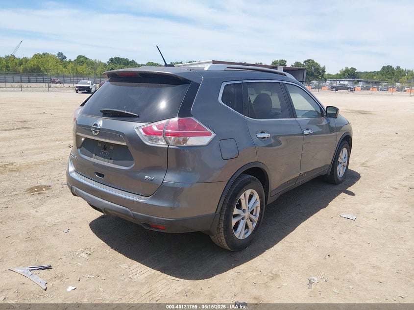 2015 Nissan Rogue VIN KNMAT2MT7FP517324 IAAI salvage auction — NORMAL WEAR, Clear (Montana), sold $550 on 2026-07-15 (photo 4)