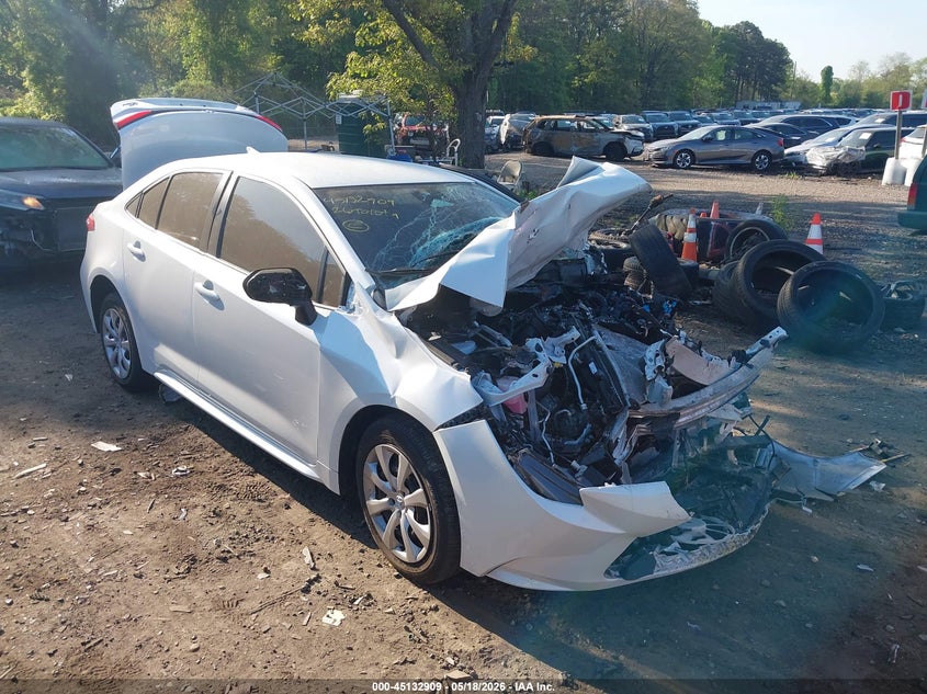2026 Toyota Corolla VIN JTDBCMFE3T3134417 IAAI salvage auction — FRONT END, Mv-907A (New York), sold $25 on 2026-07-21 (photo 1)