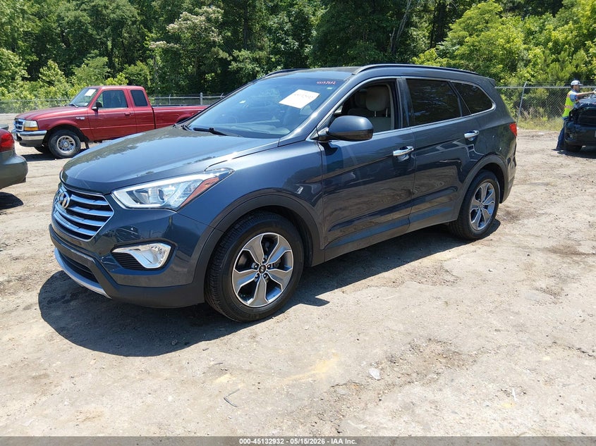 2016 Hyundai Santa fe VIN KM8SMDHF1GU154549 IAAI salvage auction — REAR END, Salvage (Mississippi), sold $1,300 on 2026-07-08 (photo 2)