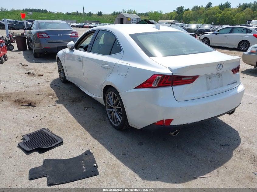 2016 Lexus Is VIN JTHCM1D23G5004915 IAAI salvage auction — SIDE, Salvage (New Hampshire), sold $2,450 on 2026-07-12 (photo 3)