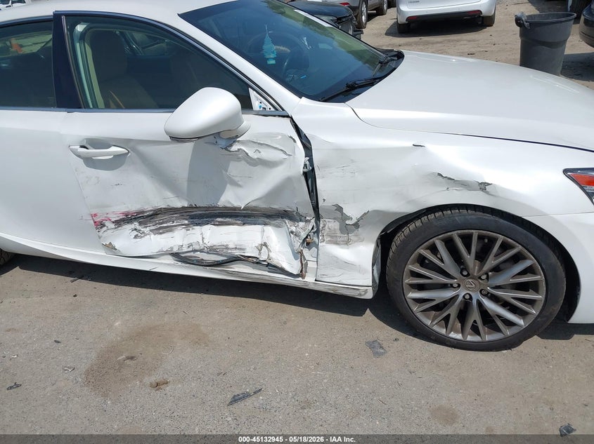 2016 Lexus Is VIN JTHCM1D23G5004915 IAAI salvage auction — SIDE, Salvage (New Hampshire), sold $2,450 on 2026-07-12 (photo 6)