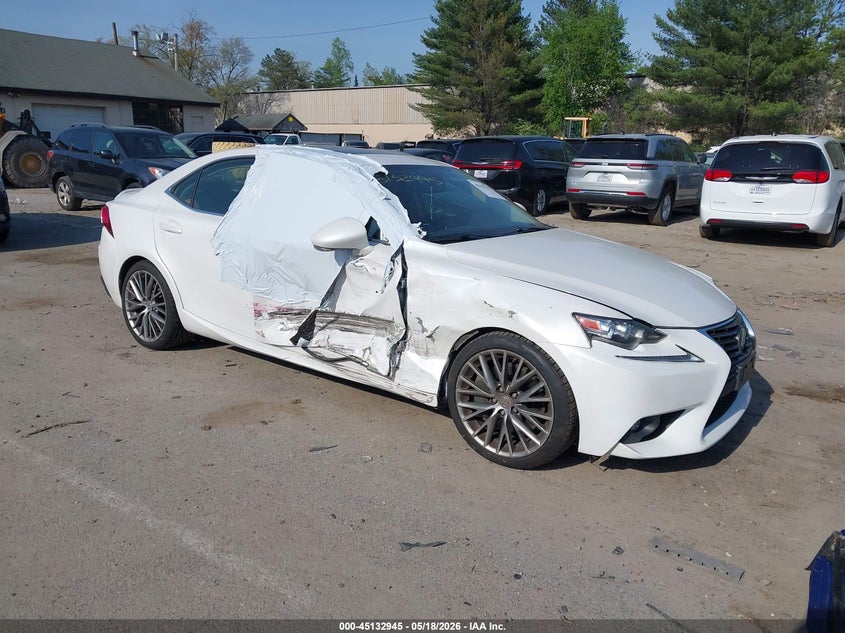 2016 Lexus Is VIN JTHCM1D23G5004915 IAAI salvage auction — SIDE, Salvage (New Hampshire), sold $2,450 on 2026-07-12 (photo 1)