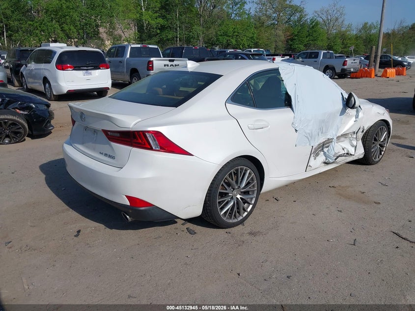 2016 Lexus Is VIN JTHCM1D23G5004915 IAAI salvage auction — SIDE, Salvage (New Hampshire), sold $2,450 on 2026-07-12 (photo 4)