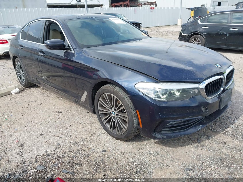 2018 BMW 5er VIN WBAJE7C50JWC56207 IAAI salvage auction — FRONT END, Salvage (Texas), sold $8,500 on 2026-07-23 (photo 1)