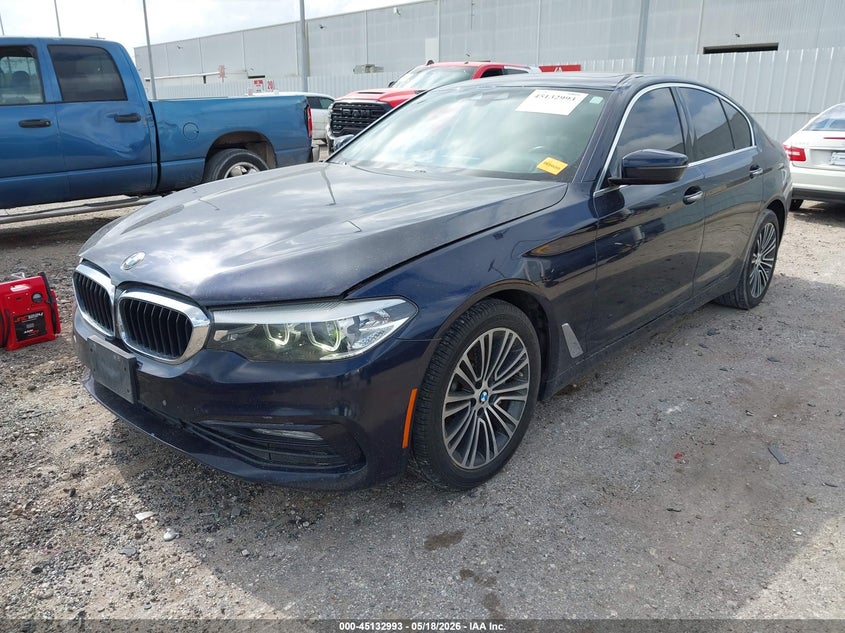 2018 BMW 5er VIN WBAJE7C50JWC56207 IAAI salvage auction — FRONT END, Salvage (Texas), sold $8,500 on 2026-07-23 (photo 2)