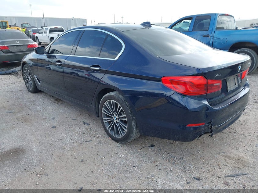 2018 BMW 5er VIN WBAJE7C50JWC56207 IAAI salvage auction — FRONT END, Salvage (Texas), sold $8,500 on 2026-07-23 (photo 3)