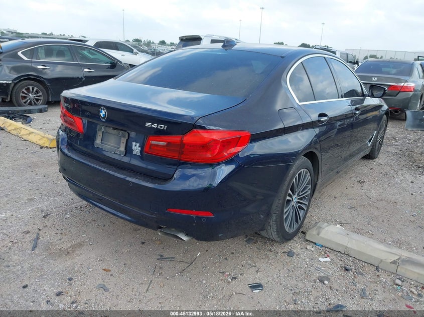 2018 BMW 5er VIN WBAJE7C50JWC56207 IAAI salvage auction — FRONT END, Salvage (Texas), sold $8,500 on 2026-07-23 (photo 4)