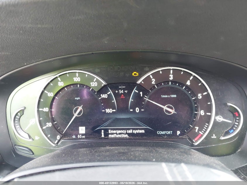2018 BMW 5er VIN WBAJE7C50JWC56207 IAAI salvage auction — FRONT END, Salvage (Texas), sold $8,500 on 2026-07-23 (photo 7)