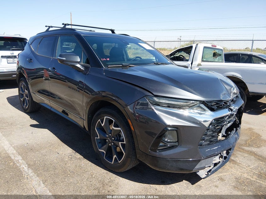 2021 Chevrolet Blazer VIN 3GNKBERS6MS557294 IAAI salvage auction — FRONT END, Original (Texas), sold $5,600 on 2026-07-31 (photo 1)