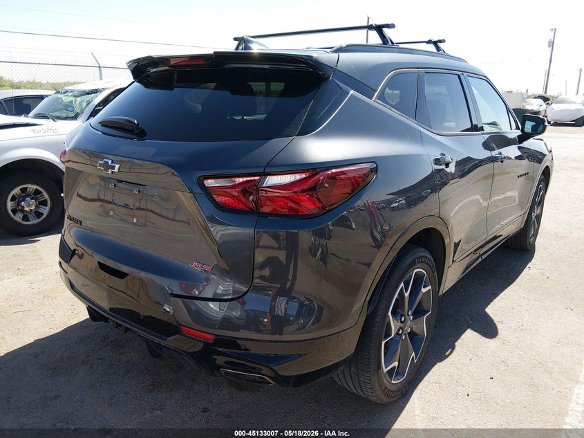 2021 Chevrolet Blazer VIN 3GNKBERS6MS557294 IAAI salvage auction — FRONT END, Original (Texas), sold $5,600 on 2026-07-31 (photo 4)