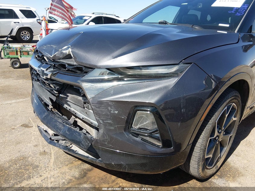 2021 Chevrolet Blazer VIN 3GNKBERS6MS557294 IAAI salvage auction — FRONT END, Original (Texas), sold $5,600 on 2026-07-31 (photo 6)