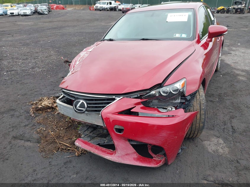 2015 Lexus Is VIN JTHCF1D22F5023822 IAAI salvage auction — FRONT END, Salvage (Pennsylvania), sold $825 on 2026-07-21 (photo 6)