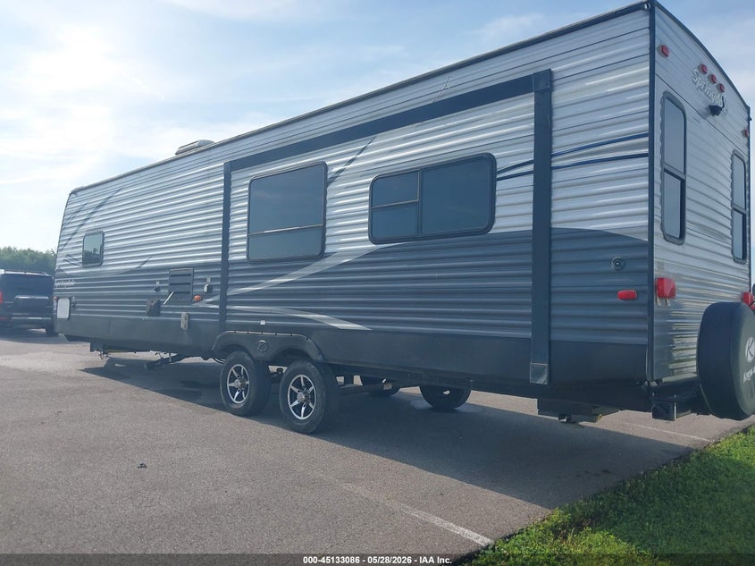 2017 Keystone Springdale VIN 4YDT31125H3105179 IAAI salvage auction — HAIL, Salvage (Indiana), sold $7,950 on 2026-07-08 (photo 3)