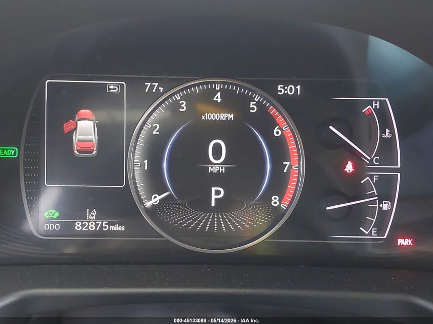 2022 Lexus ES VIN 58ACA1C15NU025730 IAAI salvage auction — REAR END, Wait Title, sold $12,600 on 2026-07-31 (photo 7)