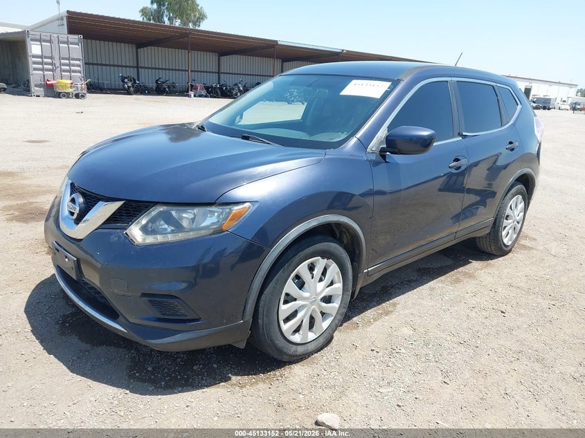 2016 Nissan Rogue VIN KNMAT2MT5GP605791 IAAI salvage auction — LEFT SIDE, Salvage (Texas), sold $425 on 2026-07-13 (photo 2)