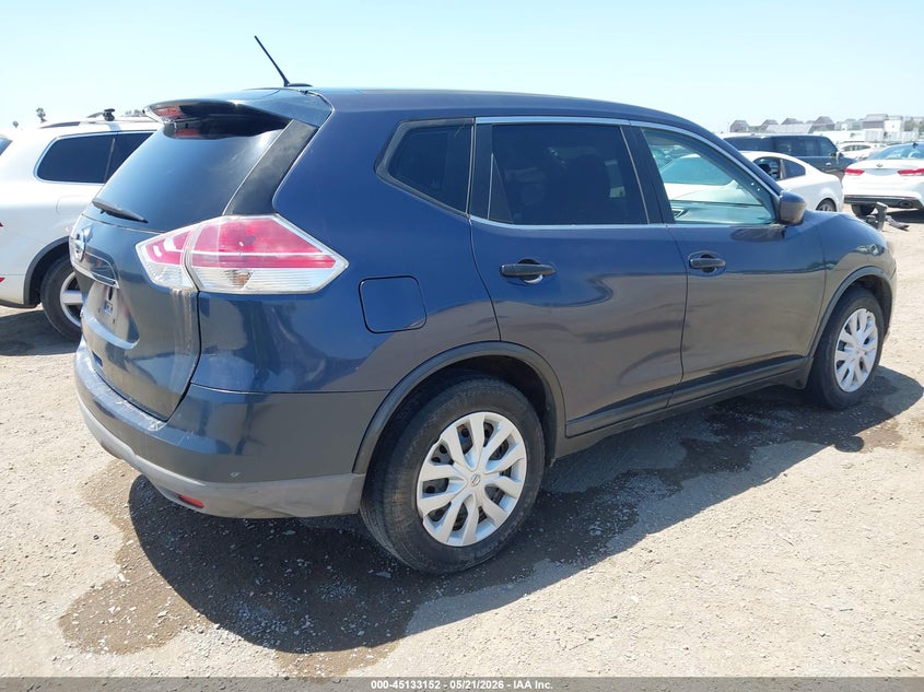 2016 Nissan Rogue VIN KNMAT2MT5GP605791 IAAI salvage auction — LEFT SIDE, Salvage (Texas), sold $425 on 2026-07-13 (photo 4)