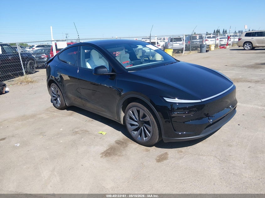 2026 Tesla Model y VIN 7SAYGDEE8TF605399 IAAI salvage auction — REAR END, Salvage (California), sold $23,650 on 2026-07-08 (photo 1)