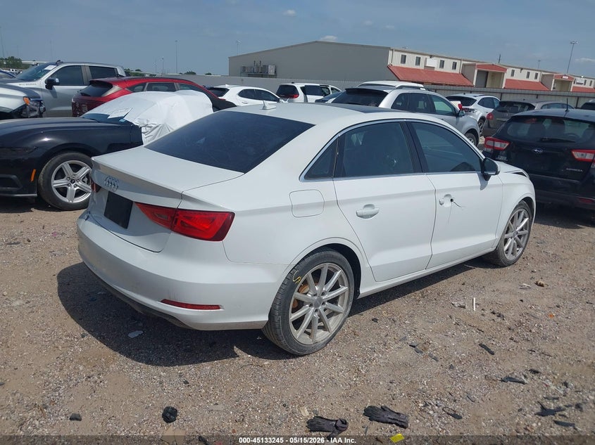 2015 Audi A3 VIN WAUCCGFF6F1018057 IAAI salvage auction — FRONT END, Salvage (Texas), sold $1,325 on 2026-07-16 (photo 4)