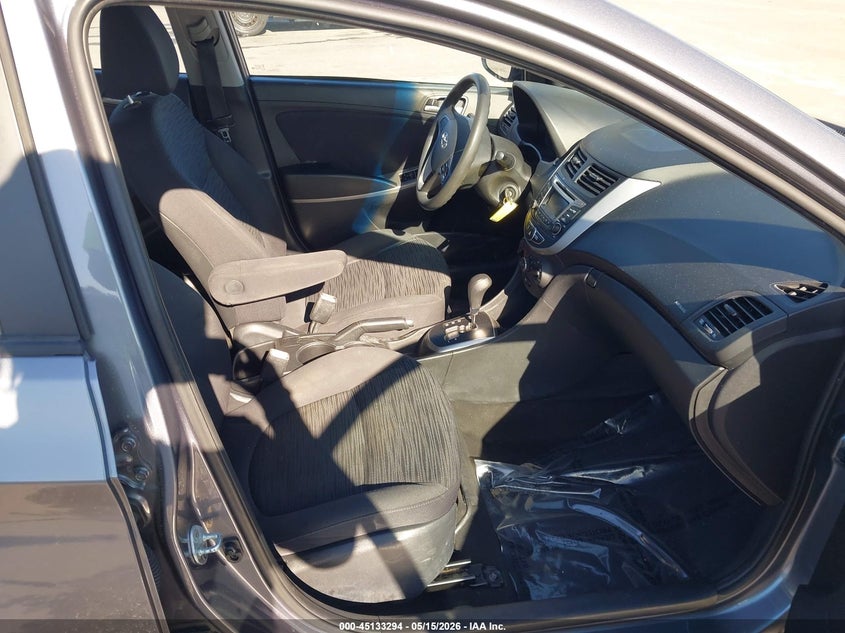 2016 Hyundai Accent VIN KMHCT5AE3GU257549 IAAI salvage auction — NORMAL WEAR, Salvage (Texas), sold $975 on 2026-07-22 (photo 5)