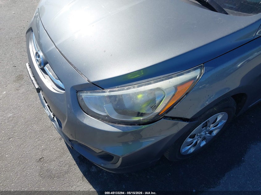 2016 Hyundai Accent VIN KMHCT5AE3GU257549 IAAI salvage auction — NORMAL WEAR, Salvage (Texas), sold $975 on 2026-07-22 (photo 6)