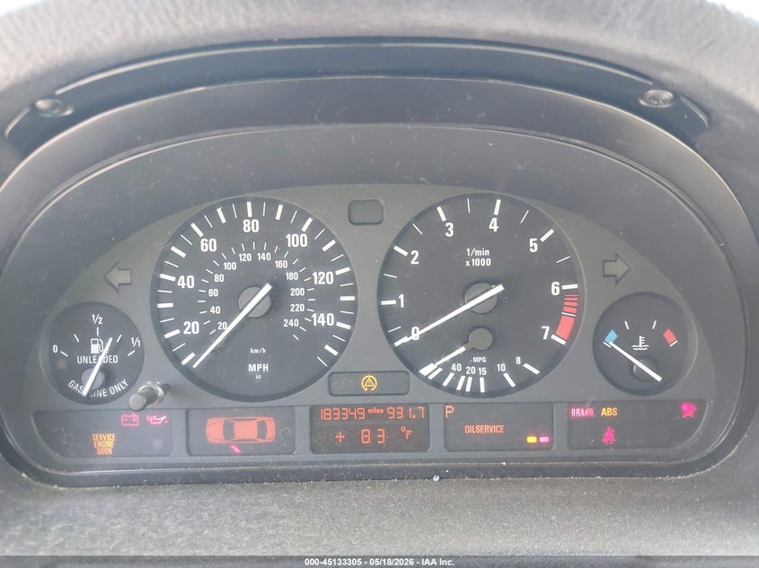 2001 BMW X5 VIN WBAFA53521LM65467 IAAI salvage auction — FRONT & REAR, Salvage (New Jersey), sold $450 on 2026-07-07 (photo 7)