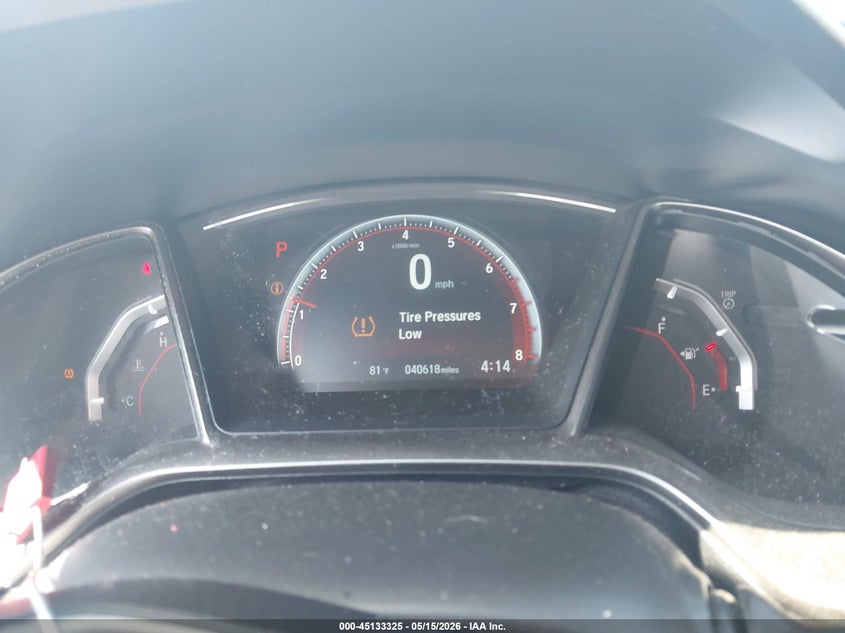 2018 Honda Civic VIN SHHFK7H99JU414704 IAAI salvage auction — LEFT SIDE, Salvage (California), sold $7,150 on 2026-07-08 (photo 7)