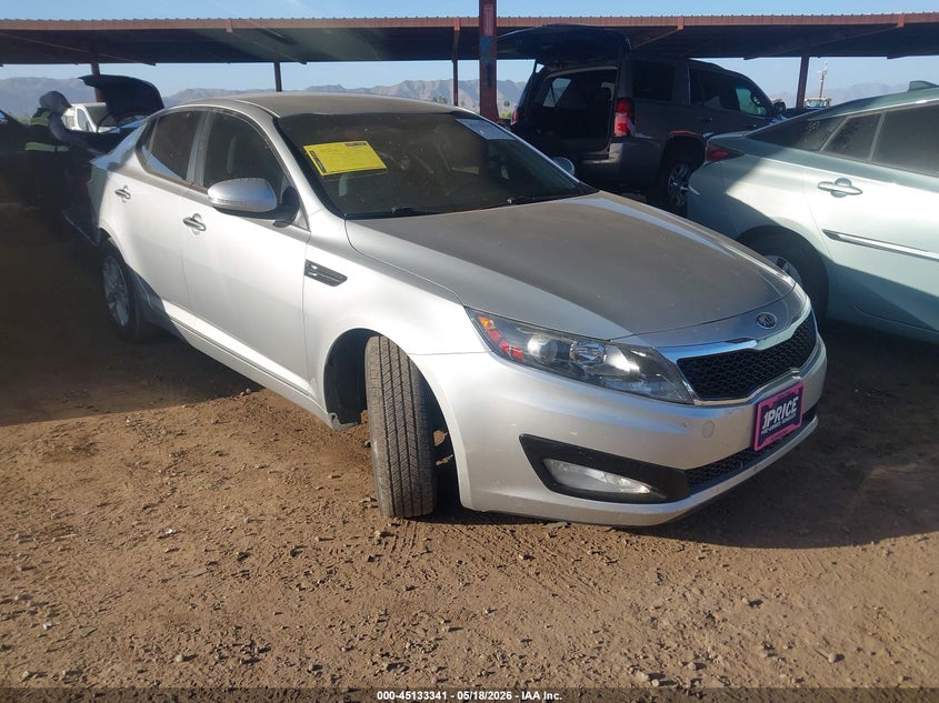 2013 Kia Optima VIN KNAGM4A73D5404048 IAAI salvage auction — UNKNOWN, Salvage (Arizona), sold $1,600 on 2026-07-14 (photo 1)