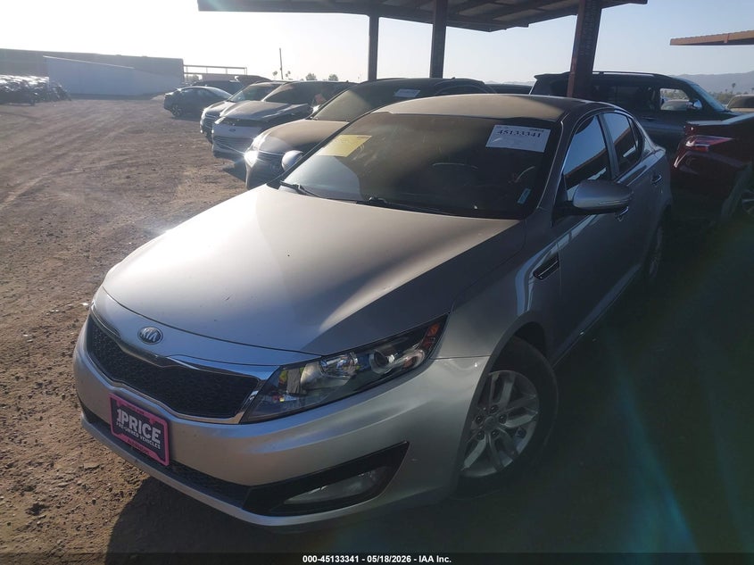 2013 Kia Optima VIN KNAGM4A73D5404048 IAAI salvage auction — UNKNOWN, Salvage (Arizona), sold $1,600 on 2026-07-14 (photo 2)
