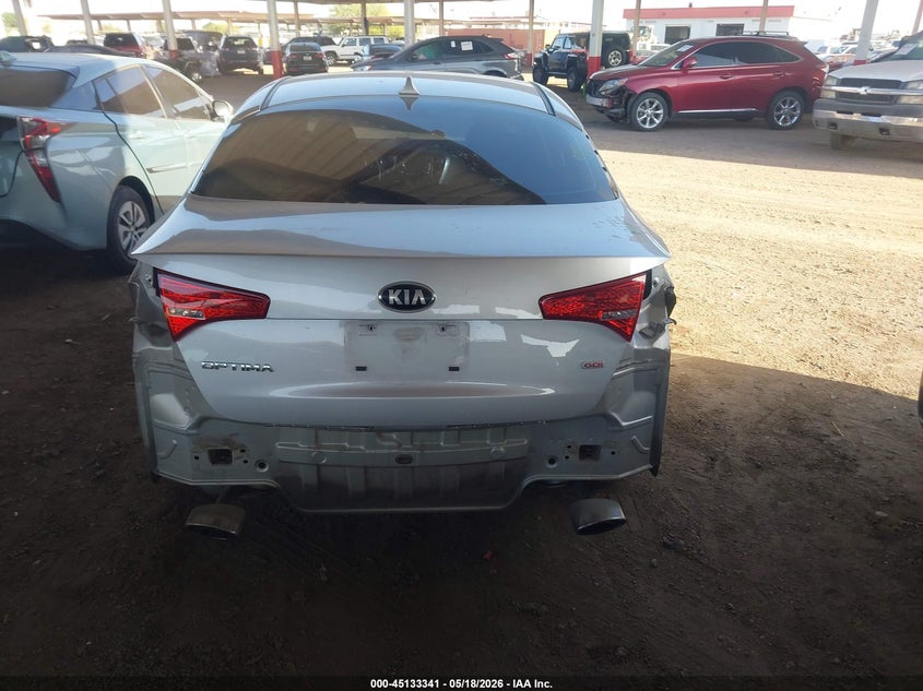 2013 Kia Optima VIN KNAGM4A73D5404048 IAAI salvage auction — UNKNOWN, Salvage (Arizona), sold $1,600 on 2026-07-14 (photo 6)