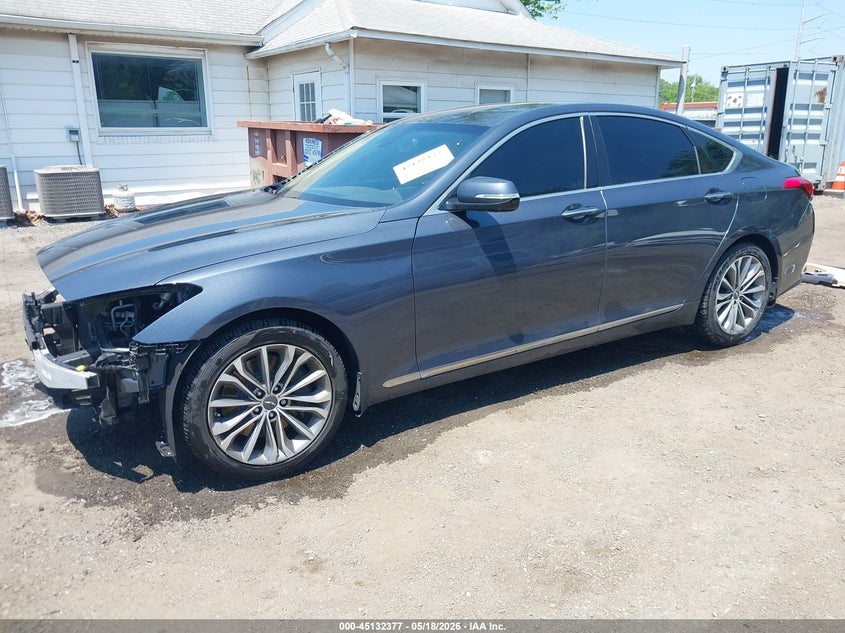 2017 Genesis G80 VIN KMHGN4JE1HU175813 IAAI salvage auction — FRONT END, Salvage Title, sold $1,650 on 2026-07-22 (photo 2)