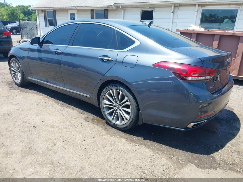 2017 Genesis G80 VIN KMHGN4JE1HU175813 IAAI salvage auction — FRONT END, Salvage Title, sold $1,650 on 2026-07-22 (photo 3)