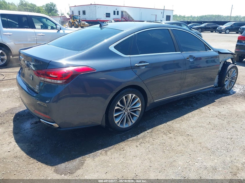 2017 Genesis G80 VIN KMHGN4JE1HU175813 IAAI salvage auction — FRONT END, Salvage Title, sold $1,650 on 2026-07-22 (photo 4)