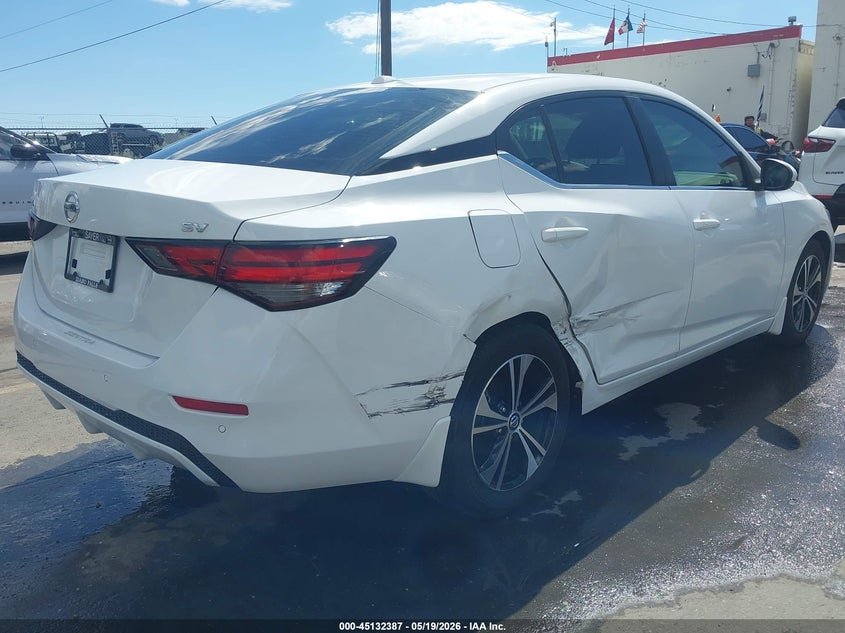 2022 Nissan Sentra VIN 3N1AB8CV7NY215413 IAAI salvage auction — RIGHT SIDE, Salvage (Idaho), sold $4,100 on 2026-07-09 (photo 4)