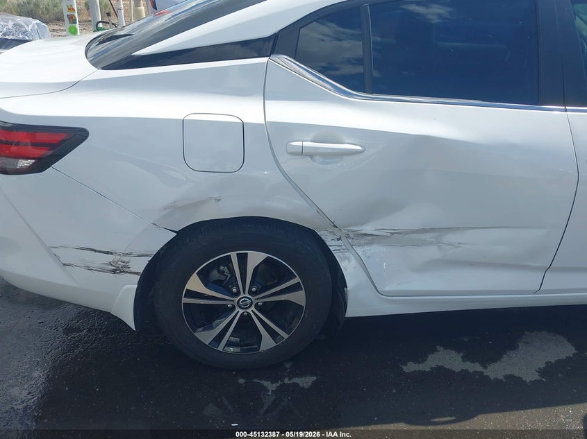 2022 Nissan Sentra VIN 3N1AB8CV7NY215413 IAAI salvage auction — RIGHT SIDE, Salvage (Idaho), sold $4,100 on 2026-07-09 (photo 6)