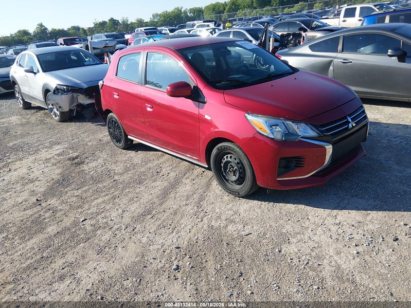 2021 Mitsubishi Mirage VIN ML32AUHJ9MH004942 IAAI salvage auction — REAR END, Salvage (Kentucky), sold $1,900 on 2026-07-13 (photo 1)