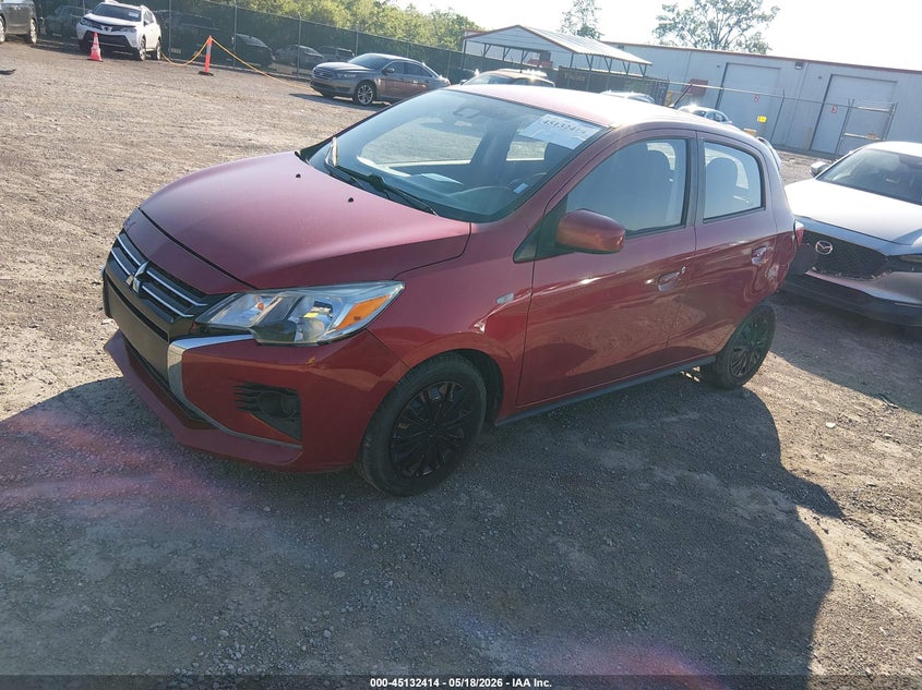 2021 Mitsubishi Mirage VIN ML32AUHJ9MH004942 IAAI salvage auction — REAR END, Salvage (Kentucky), sold $1,900 on 2026-07-13 (photo 2)