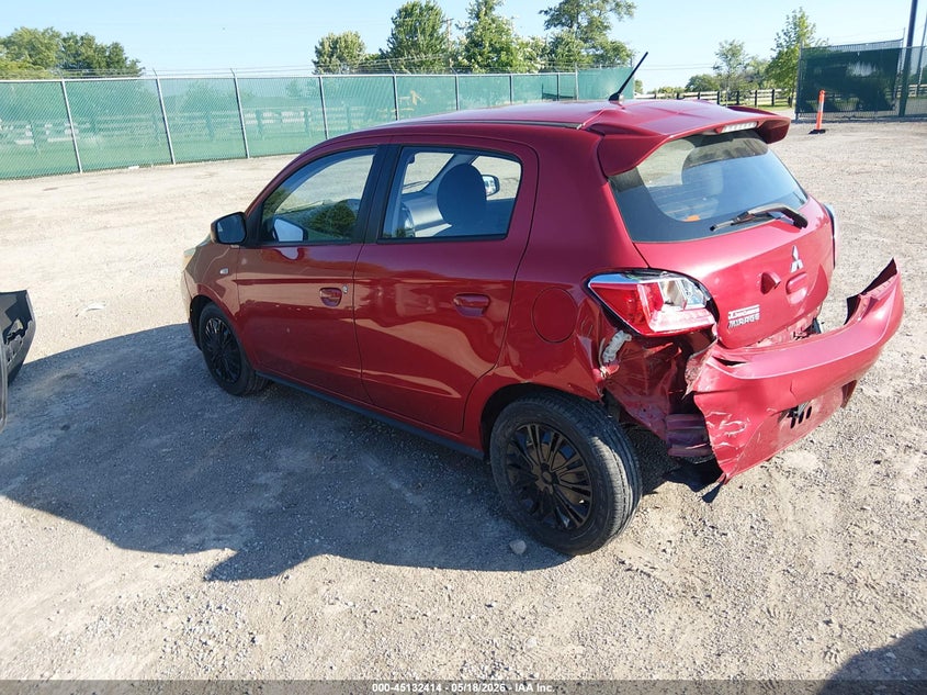 2021 Mitsubishi Mirage VIN ML32AUHJ9MH004942 IAAI salvage auction — REAR END, Salvage (Kentucky), sold $1,900 on 2026-07-13 (photo 3)