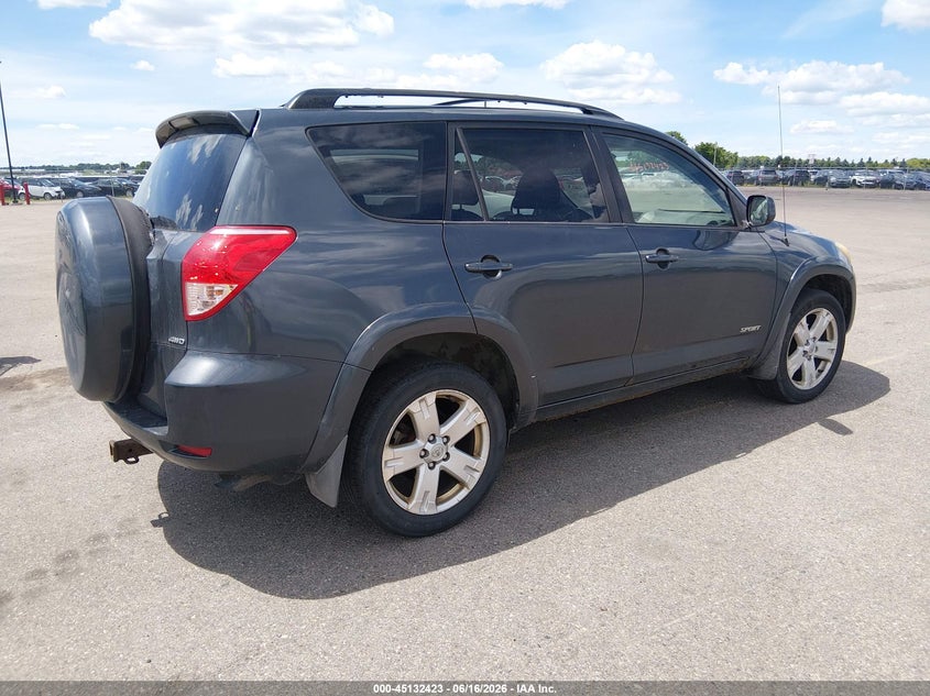 2007 Toyota Rav4 VIN JTMBK32V676023190 IAAI salvage auction — HAIL, Prior Salvage (Minnesota), sold $675 on 2026-07-27 (photo 4)