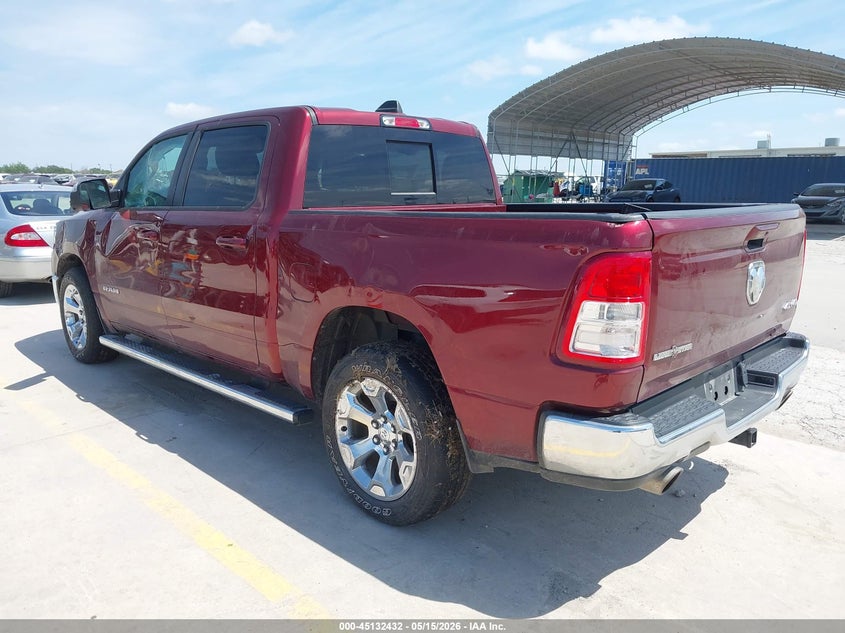 2021 Ram 1500 VIN 1C6SRFFTXMN829967 IAAI salvage auction — LEFT SIDE, Original (Texas), sold $9,500 on 2026-07-29 (photo 3)