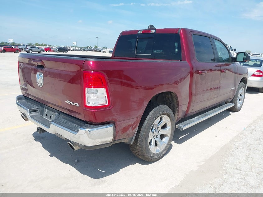 2021 Ram 1500 VIN 1C6SRFFTXMN829967 IAAI salvage auction — LEFT SIDE, Original (Texas), sold $9,500 on 2026-07-29 (photo 4)