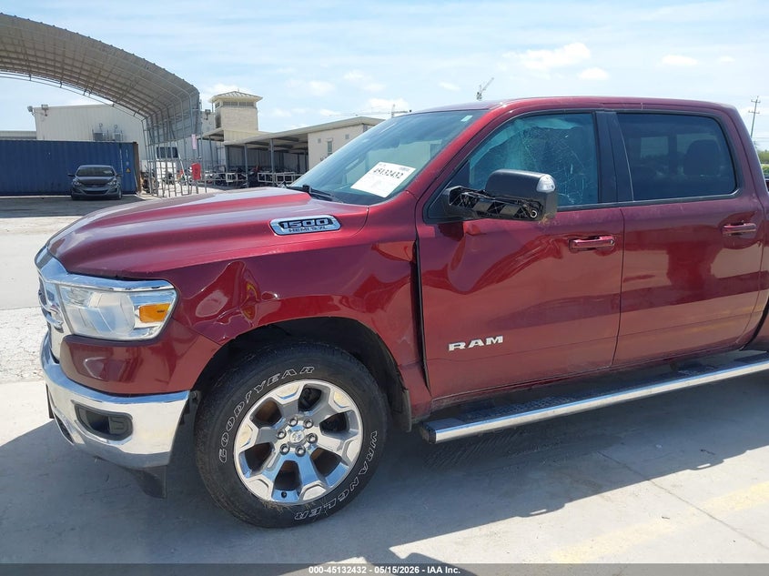2021 Ram 1500 VIN 1C6SRFFTXMN829967 IAAI salvage auction — LEFT SIDE, Original (Texas), sold $9,500 on 2026-07-29 (photo 6)