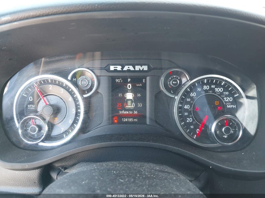 2021 Ram 1500 VIN 1C6SRFFTXMN829967 IAAI salvage auction — LEFT SIDE, Original (Texas), sold $9,500 on 2026-07-29 (photo 7)