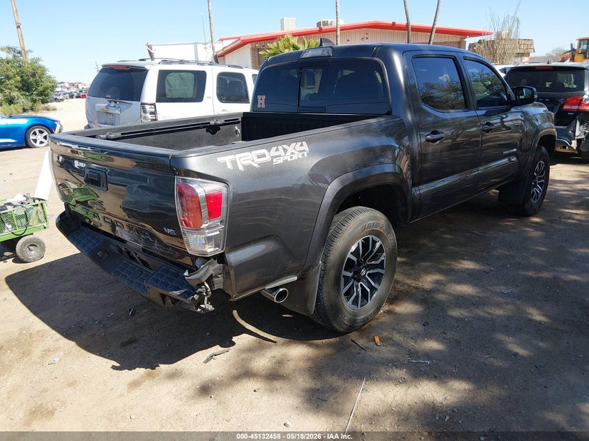 2020 Toyota Tacoma VIN 3TMCZ5AN6LM352799 IAAI salvage auction — REAR END, Salvage (Arizona), sold $17,000 on 2026-08-01 (photo 4)