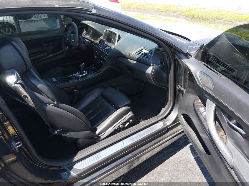 2014 BMW 6er VIN WBALW7C50EDX59028 IAAI salvage auction — WATER/FLOOD, Rebuildable (Florida), sold $1,900 on 2026-07-16 (photo 5)