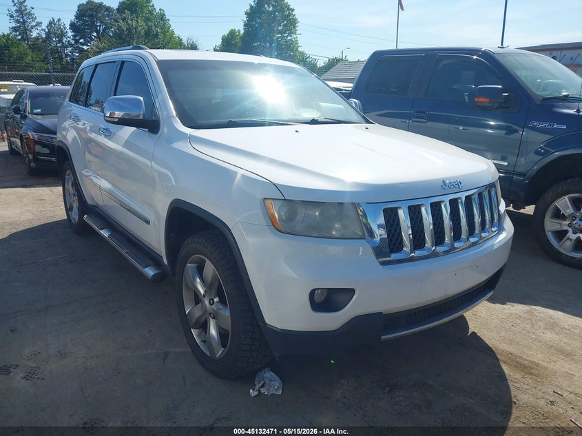2013 Jeep Grand cherokee VIN 1C4RJFCG0DC601266 IAAI salvage auction — REAR END, Salvage (North Carolina), sold $1,500 on 2026-07-09 (photo 1)